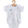 Kojenecké body s krátkým rukávem New Baby For Babies ocean 56 (0-3m)