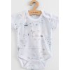 Kojenecké body s krátkým rukávem New Baby For Babies ocean 56 (0-3m)