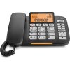 SIEMENS GIGASET DL580 - standardní telefon s displejem, seznam na 99 čísel, handsfree, výborný zvuk, barva černá