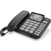 SIEMENS GIGASET DL580 - standardní telefon s displejem, seznam na 99 čísel, handsfree, výborný zvuk, barva černá