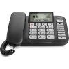SIEMENS GIGASET DL580 - standardní telefon s displejem, seznam na 99 čísel, handsfree, výborný zvuk, barva černá