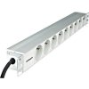 Napájecí panel PDU 19", 9x ČSN, 1U, kabel 2 m
