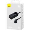 Baseus Rychlonabíječka do sítě GaN3 Pro, 2x USB-C, 2x USB + AC 100W s kabelem USB-C/USB-C černá