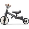 Dětská tříkolka 5v1 Milly Mally Optimus Max s vodící tyčí dark grey