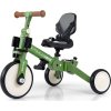 Dětská tříkolka 5v1 Milly Mally Optimus Max s vodící tyčí green