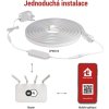 GoSmart ohebný LED pásek NEON bílý, 5 m, 33 W, RGBIC stmívatelný, WiFi