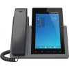 Grandstream GXV3470 VoIP telefon, 16x SIP, barevný dotykový 7" displej, PoE, DualBand WiFi, BT. USB