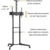 Pojízdný stojan Brateck T1040T pro TV 37"-70" 50kg 2 police
