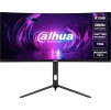 DAHUA 30" LED LM30-E330CA/ herní/ VA panel/ 2560x1080 (UWHD)/ 3000:1/ 1ms/ 250 cd/m2/ 2x HDMI/ 2x DP/ VESA 75x75/ černý