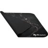 AROZZI Zona Quattro Black Marble/ ochranná podložka na podlahu/ 116 x 116 cm/ design černý mramor