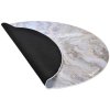 AROZZI Zona Floorpad White Marble/ ochranná podložka na podlahu/ kulatá 121 cm průměr/ design bílý mramor