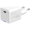 COLORWAY 1x USB-C/ síťová nabíječka/ GaN/ PD/ PPS/ 25W/ Včetně 100cm kabelu/ Bílá