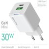 COLORWAY 1x USB-C/ síťová nabíječka/ GaN/ PD/ PPS/ QC/ 30W/ Bílá