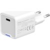 COLORWAY 1x USB-C/ síťová nabíječka/ GaN/ PD/ PPS/ 30W/ Včetně 100cm kabelu/ Bílá