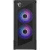 MSI skříň MPG VELOX 300R AIRFLOW PZ/ bez zdroje/ temperované sklo/ 2x 160mm fan/ 1x 120mm fan/ 2x USB/ 1x USB-C/ černá