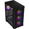 BitFenix skříň Graph ATX / 4x120 mm fan F-RGB / 2xUSB 3.0 / USB 2.0 / černá