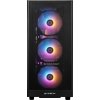 BitFenix skříň Grafi / ATX / 4x 120 mms FRGB fan / 2x USB 3.0 / USB 2.0 / tvrzené sklo / černá