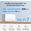 TP-Link Mercusys Halo H25BE(3-pack) WiFi systém, WiFi 7, BE3600, 3x GWAN/GLAN, 3ks v balení