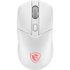 MSI herní myš VERSA 300 Wireless White/ bezdrátová/ 8.000 dpi/ 2,4GHz/ BT5.3/ USB/ RGB podsvícení/ 6 tlačítek/ bílá