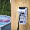 Časovač – digitální spínací zásuvka venkovní IP44