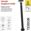LED zahradní solární sloupkové svítidlo TERION, čidlo soumraku, 12,5 x 12,5 x 80 cm