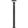 LED zahradní solární sloupkové svítidlo TERION, čidlo soumraku, 12,5 x 12,5 x 80 cm