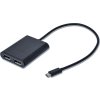 i-tec USB 3.1 Type C na Dual Display Port adaptér/ 2x Display Port 4K/ kompatibilní s Thunderbolt 3