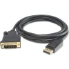 PremiumCord DisplayPort na DVI kabel 5m, stín. M/M