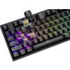 Herní mechanická klávesnice Genesis THOR 404/RGB/Gateron Yellow Pro/Drátové USB-A/US layout/Černá