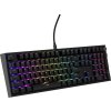Herní mechanická klávesnice Genesis THOR 404/RGB/Gateron Yellow Pro/Drátové USB-A/US layout/Černá