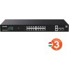 Tenda TEG2220P-16-250W Gigabit Websmart L2 Cloud PoE+ Switch 230W, 16x1Gb/s PoE+, 2xRJ45, 2xSFP,Rack