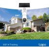 TP-Link Tapo C660 KIT otočná venkovní WiFi Kamera, 8MPx, 3840 × 2160, audio, IR 15m, MicroSD, IP65