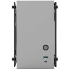 Zalman skříň M2 Mini / mini tower / ITX / 80 mm fan / USB 3.0 / USB 3.1 / riser card / prosklené bočnice / stříbrná