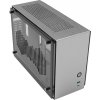 Zalman skříň M2 Mini / mini tower / ITX / 80 mm fan / USB 3.0 / USB 3.1 / riser card / prosklené bočnice / stříbrná