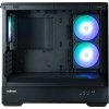 Zalman skříň P30 Black / miniT / 3x120mm fan ARGB / USB 3.0 / USB-C / temperované sklo / černý