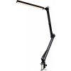 Platinet stolní LED lampa Flexy 10W stmívatelná s klipem, 1 rameno, černá