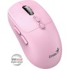 GENIUS NX-8080S BT Young Pink/ duální Bluetooth + 2,4GHz/ 1600 dpi/ bezdrátová/ Copilot/ tichá/ 7tlačítková/ růžová