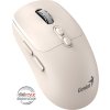 GENIUS NX-8080S BT Milk Tea/ duální Bluetooth + 2,4GHz/ 1600 dpi/ bezdrátová/ Copilot/ tichá/ 7tlačítková/ béžová