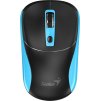 GENIUS NX-7123 BlackBlue/ 1200 dpi/ bezdrátová/ Copilot/ 4tlačítková/ černomodrá