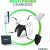 EVOLVEO DockCharge, nabíjecí základna a stojánek pro dva ovladače PS5