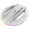 iPega P5S035SA Vertikální Stojan (2xUSB-A) s RGB pro PS5 Slim/PS5 Pro White