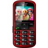 EVOLVEO EasyPhone XS, mobilní telefon pro seniory, červený