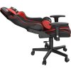 Gembird herní židle Scorpion černá/červená mesh-red skin
