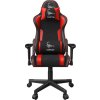 Gembird herní židle Scorpion černá/červená mesh-red skin