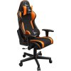 Gembird herní židle Scorpion černá/oranžová