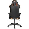Gembird herní židle Scorpion černá/oranžová