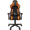 Gembird herní židle Scorpion černá/oranžová
