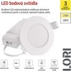 LED bodové svítidlo LORI 4,5W 345LM IP65 CCT bílá
