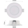 LED bodové svítidlo LORI 4,5W 345LM IP65 CCT bílá
