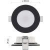 LED bodové svítidlo LORI 4,5W 345LM IP65 CCT černá
